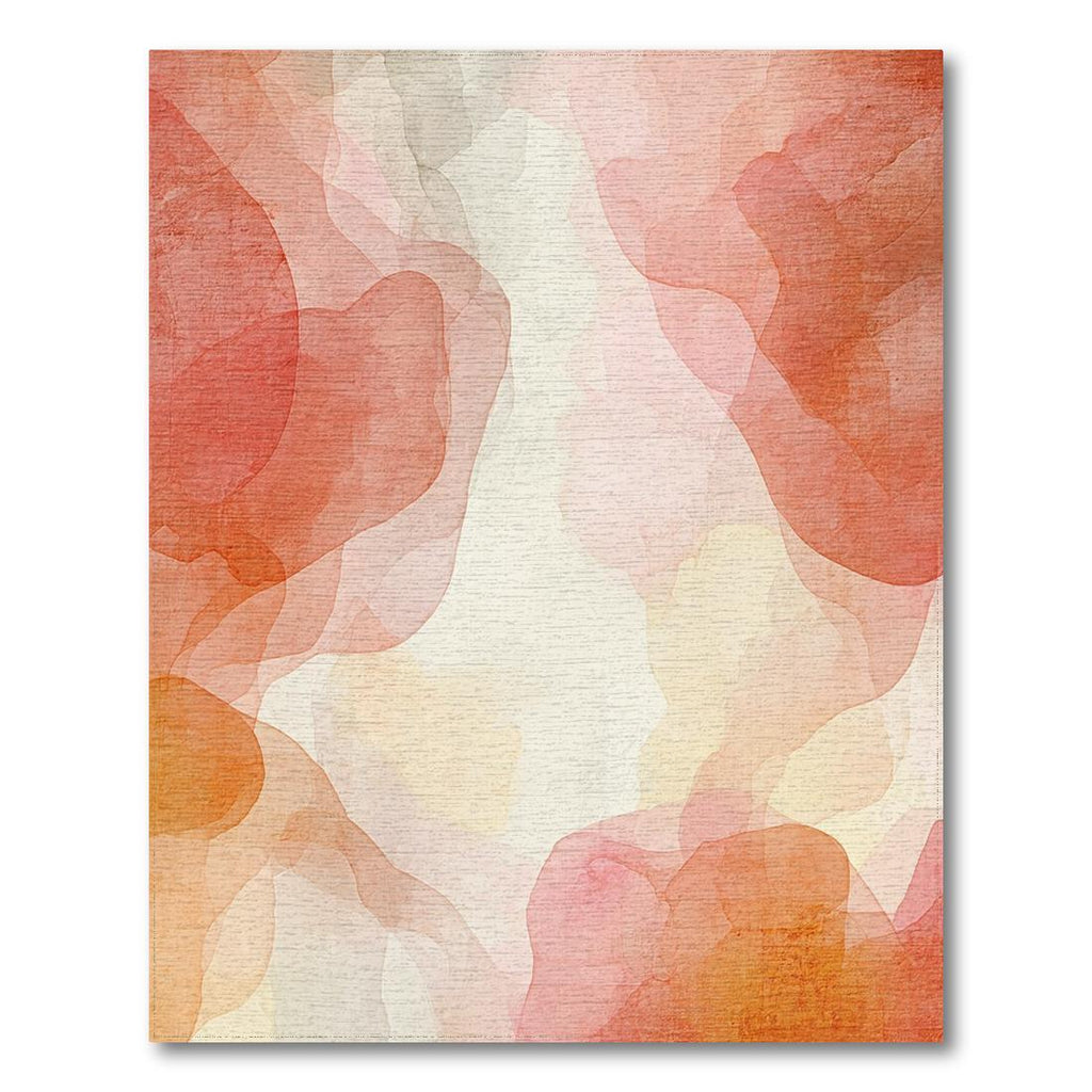 Blush Terracotta Abstract Serene Rug
