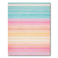 Cheerful Pastel Striped Rug