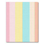 Cheerful Pastel Vertical Stripes Rug(Pink)