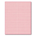 Cheerful Pink Gingham Rug(Pink)