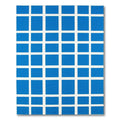 Contemporary Blue Grid Rug