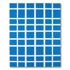 Contemporary Blue Grid Rug