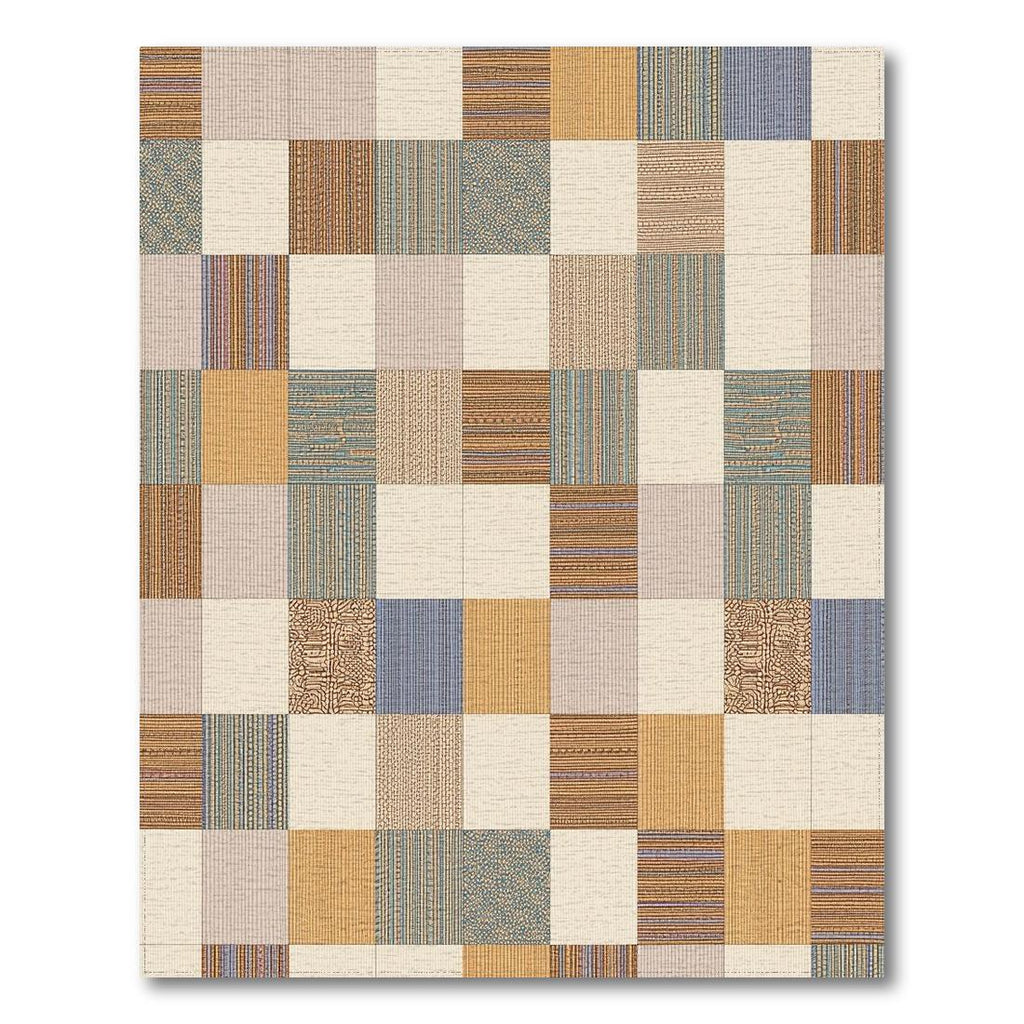Cozy Earthy Patchwork Rug