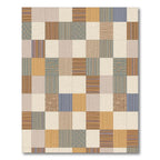 Cozy Earthy Patchwork Rug