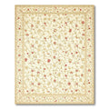 Cream Vining Florals Serene Rug(Beige)