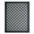 Dark Gray Geometric Modern Rug