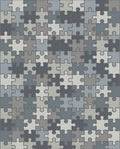 Gray Puzzle Piece Rug