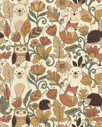 Whimsical Forest Woodland Friends Rug