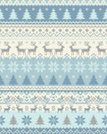 Winter Woodland Reindeer Fair Isle Rug