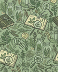 Botanical Field Study Illustration Rug
