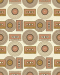 Retro Vinyl Cassette Repeat Rug