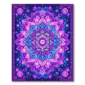 Electric Purple Mandala Cosmic Rug