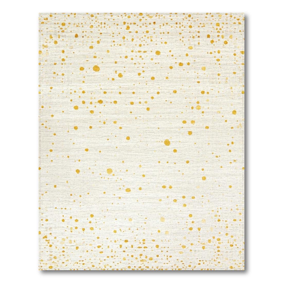 Gold Speckled Elegant Rug(Gold)