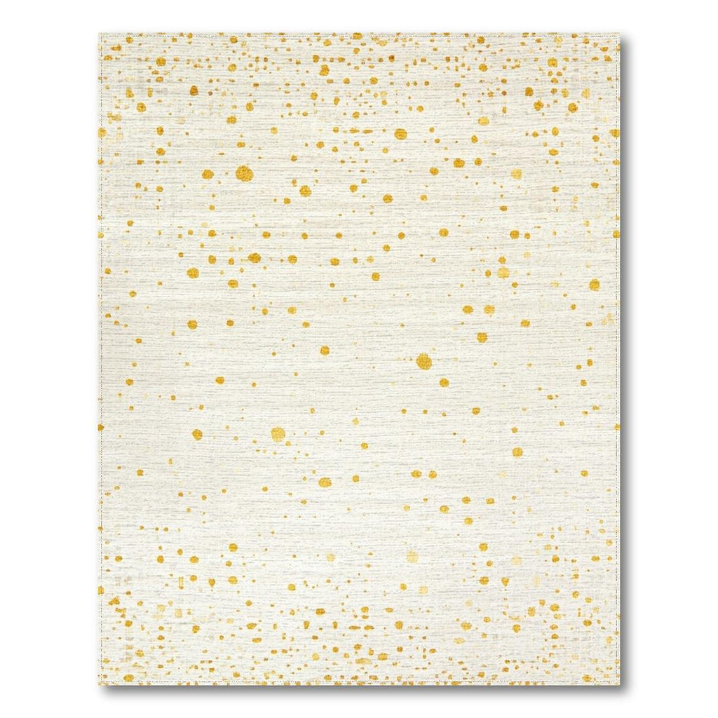 Gold Speckled Elegant Rug(Gold)