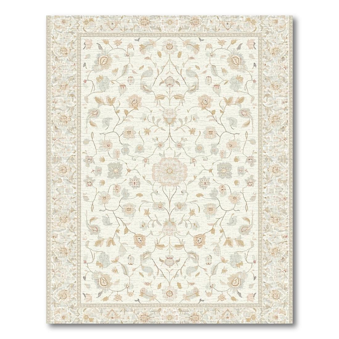 Ivory Floral Serene Rug(Ivory)