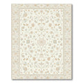 Ivory Floral Serene Rug(Ivory)