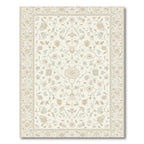 Ivory Floral Serene Rug(Ivory)
