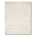 Light Beige Geometric Serene Rug(Beige)