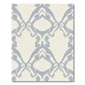 Pale Blue Archway Scroll Rug