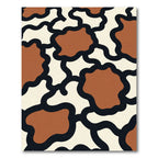 Clay Ochre Organic Spots Rug