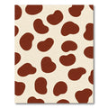Brown Cream Spotted Cowhide Rug