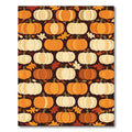 Autumn Pumpkin Patch Texture Rug
