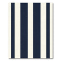Classic Navy Cream Vertical Stripes Rug