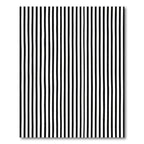 Thin Black White Vertical Lines Rug