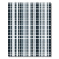Cool Gray Plaid Lines Rug