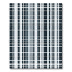 Cool Gray Plaid Lines Rug