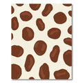 Brown Spotty Cream Abstract Rug