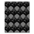 Monochrome Jagged Diamond Arrangement Rug