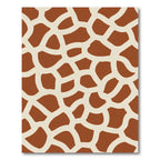 Tan and Brown Giraffe Spots Rug