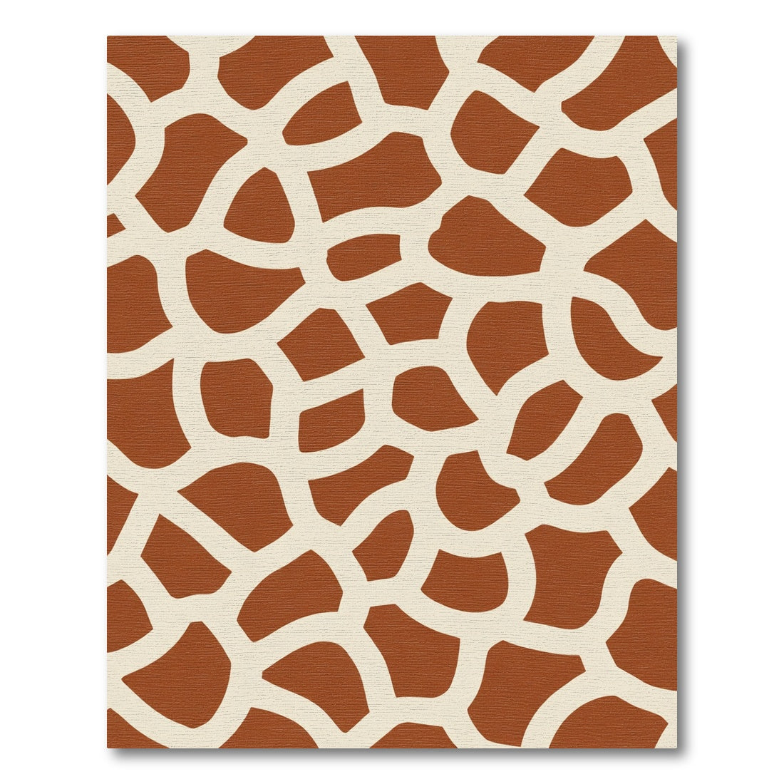 Tan and Brown Giraffe Spots Rug