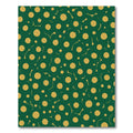 Emerald Yellow Polka Dot Scatter Rug
