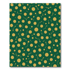 Emerald Yellow Polka Dot Scatter Rug