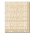 Beige Geometric Lattice Weave Rug