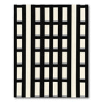 Monochromatic Stripe Grid Rug