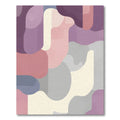 Soft Pastel Abstract Organic Flow Rug