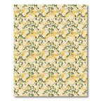 Yellow Sage Abstract Floral Arrangement Rug