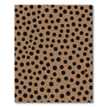 Brown Black Polka Dot Field Rug