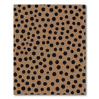 Brown Black Polka Dot Field Rug