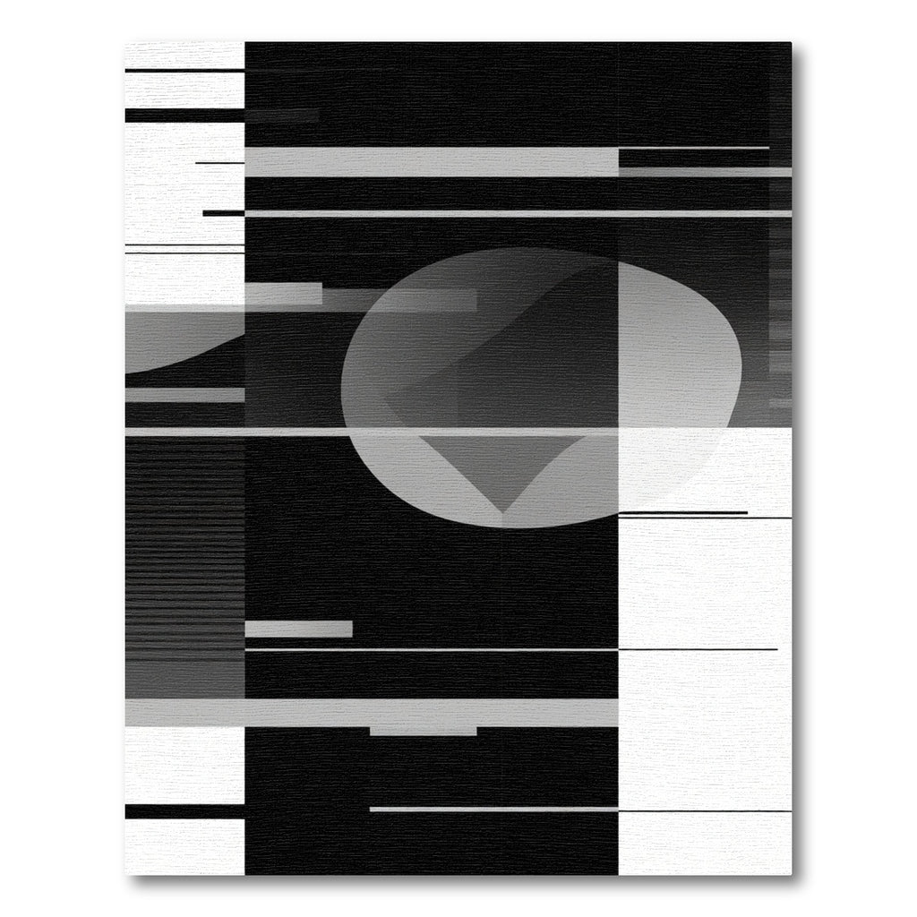 Monochromatic Geometric Abstract Orb Rug
