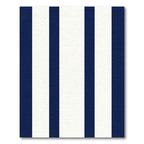 Navy White Vertical Stripe Rug