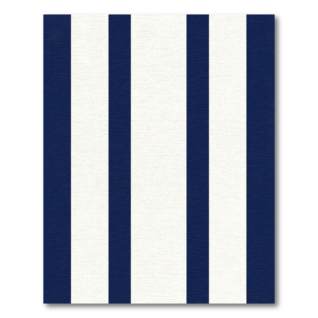 Navy White Vertical Stripe Rug