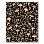 Terracotta Mushroom Botanical Garden Rug