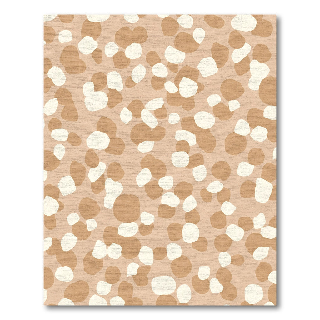 Neutral Abstract Pebble Scatter Rug