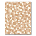Neutral Abstract Pebble Scatter Rug