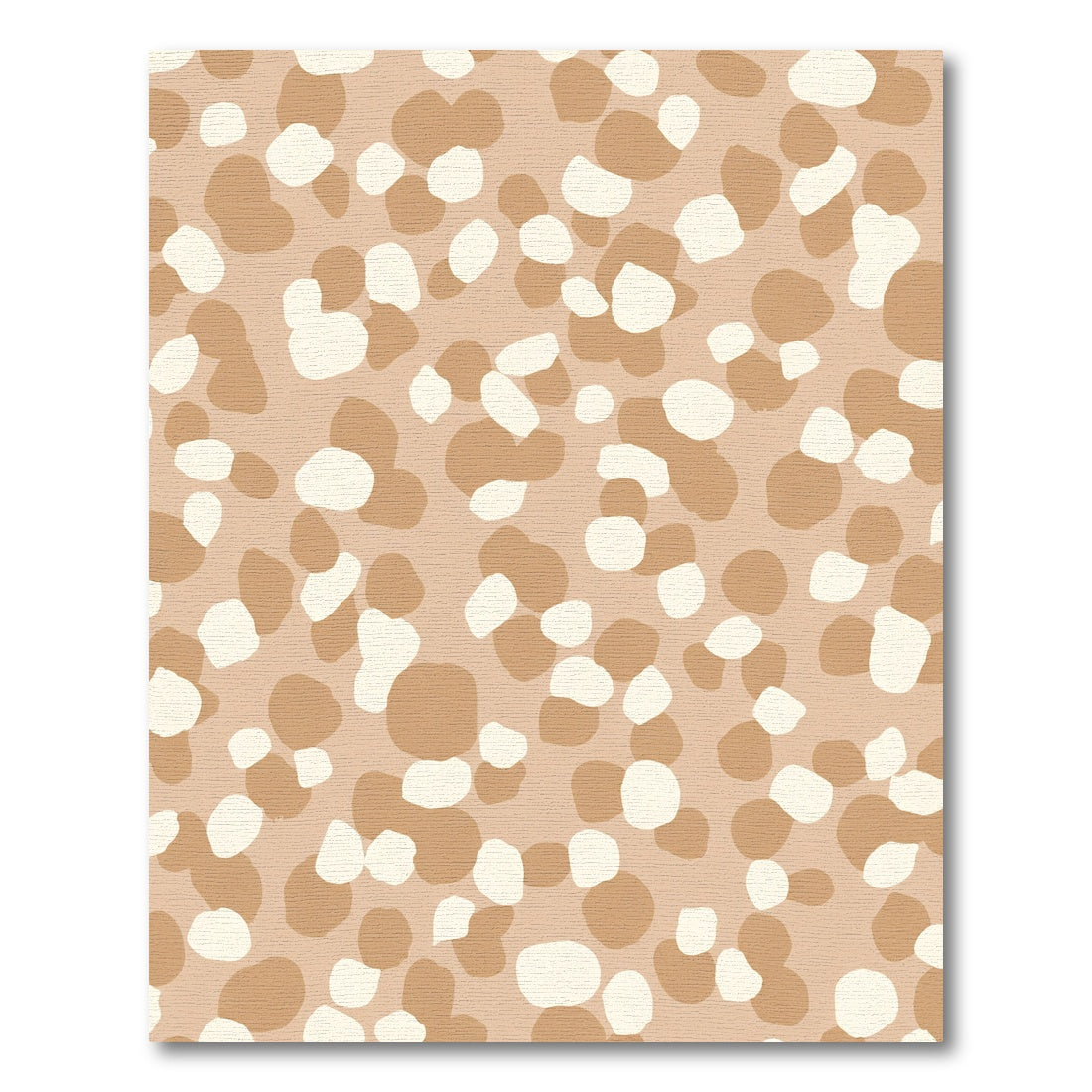Neutral Abstract Pebble Scatter Rug