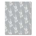 Monochromatic Abstract Vertical Blossom Rug